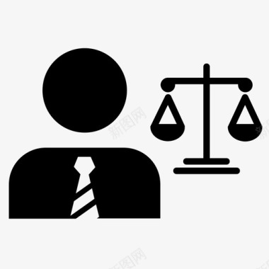 用户律师辩护律师天平秤图标图标