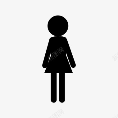 女人孤独女孩图标图标