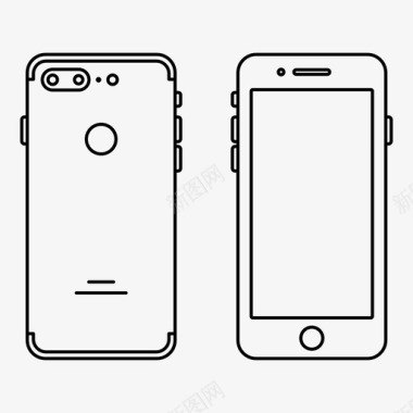 iphone7plus手机屏幕图标图标
