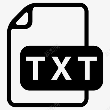 txttxt文件扩展名文件格式图标图标