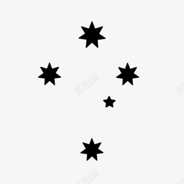 南十字星澳大利亚澳大利亚国旗图标图标