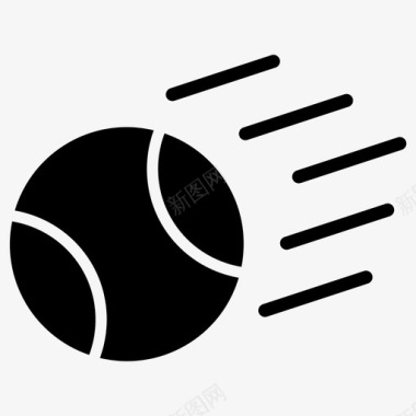 运动网球球游戏图标图标