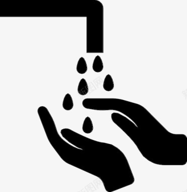 洗手干净的手全球洗手日图标图标