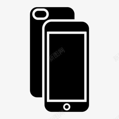 苹果7黑色手机iphone7苹果plus图标图标