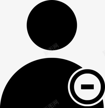 火焰圈素材用户删除帐户删除图标图标