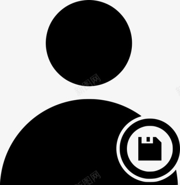 火焰圈素材用户保存帐户软盘图标图标