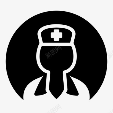 护士护士助理医学图标图标