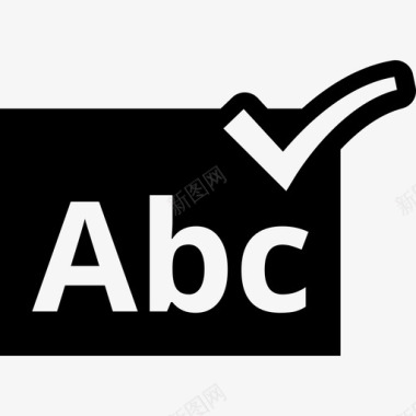 ABC木块ABC验证符号界面仪表板图标图标