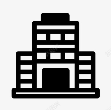 PNG建筑物建筑酒店办公室图标图标
