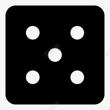 黑骰子五游戏图标图标