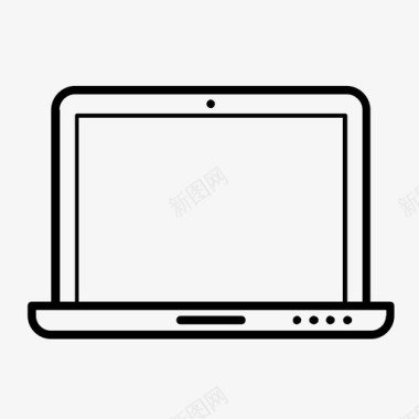 笔记本电脑苹果mac电脑数字屏幕图标图标
