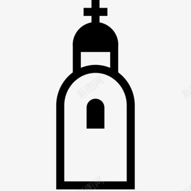 教堂东正教俄罗斯风格图标图标