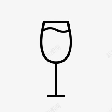 酒玻璃杯烈酒图标图标