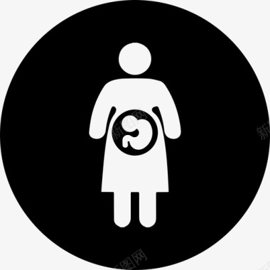怀孕怀孕婴儿母亲图标图标