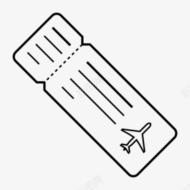 公司标志设计机票航空公司预订机票图标图标