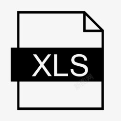 XLS扩展xls文件扩展名文件格式图标高清图片