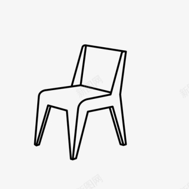 汉斯格格努布拉克椅包豪斯家具图标图标