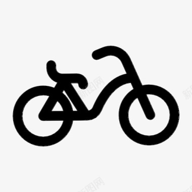 自行车自行车时髦复古图标图标