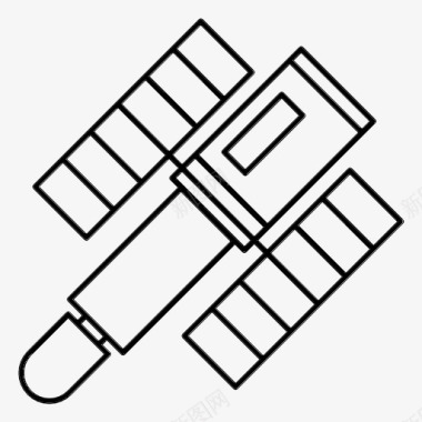 反射哈勃望远镜星系图像图标图标