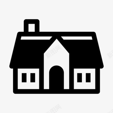 房产地标房产房屋住宅图标图标