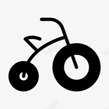 自行车婴儿自行车儿童小图标图标