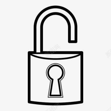 隐私锁锁入口挂锁图标图标