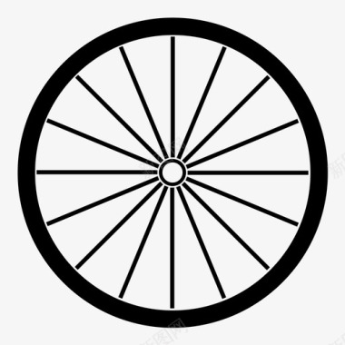 轮子轮子自行车骑行图标图标