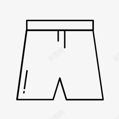 运动裤衣服跑步图标图标