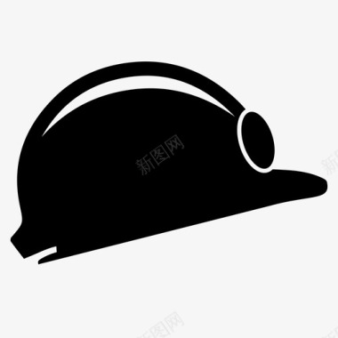 安全帽建筑施工图标图标