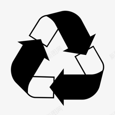 可回收可堆肥环保图标图标