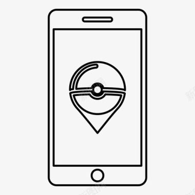 海胆球pokemongo球游戏图标图标