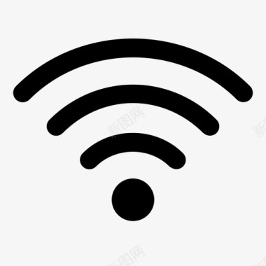 矢量信号wifi连接互联网图标图标