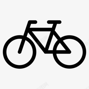 自行车骑车人骑行图标图标