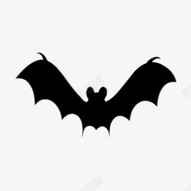 蝙蝠黑暗飞翔图标图标