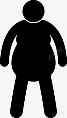胖子肚子大图标图标