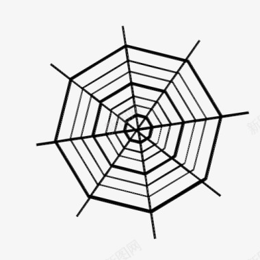 素材蜘蛛网蜘蛛网万圣节昆虫图标图标