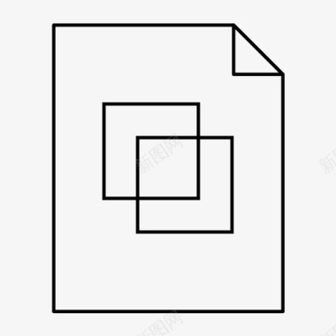 矢量桌角方页文件角页图标图标