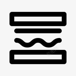 三明治三明治酒吧自助餐厅图标高清图片