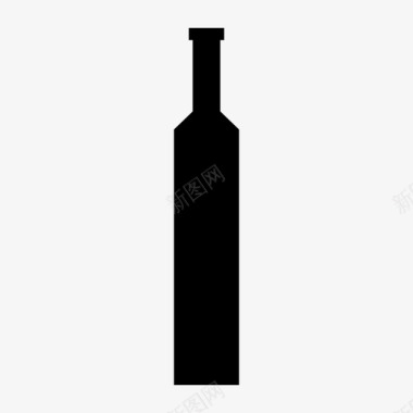 食物和饮料酒瓶饮料葡萄酒图标图标