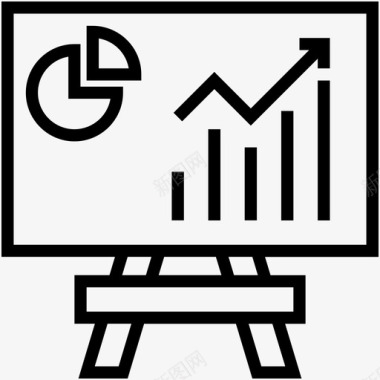 演示教学法图形演示业务演示黑板图标图标