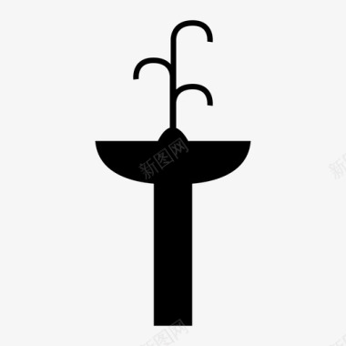 饮水机水图标图标