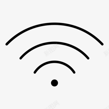 WIFI网络无线连接互联网图标图标