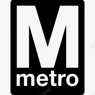 地铁高铁华盛顿地铁标志metrologos图标图标