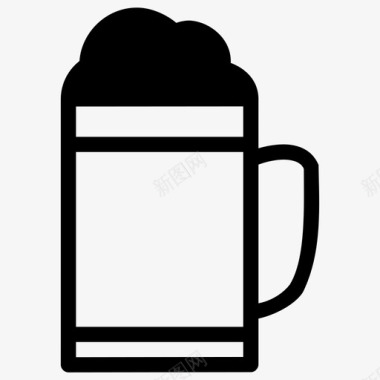 泰山啤酒标志啤酒啤酒杯饮料图标图标
