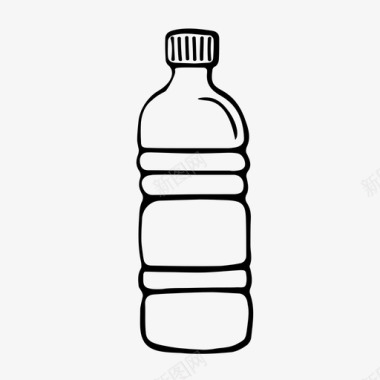 瓶瓶装水饮料图标图标