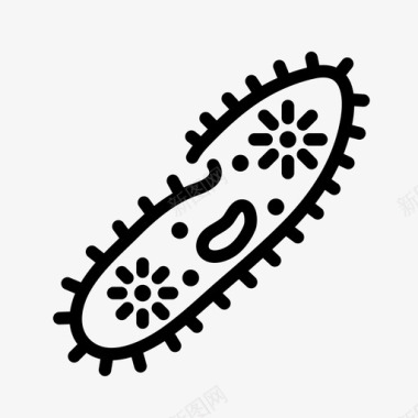 生物细胞细胞细菌生物学图标图标