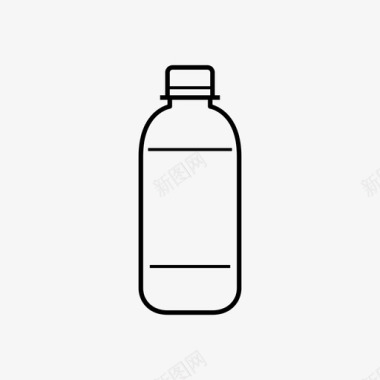 塑料瓶水合液体图标图标