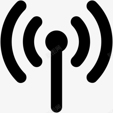 无线网络信号塔wifi图标图标