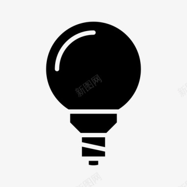 灯泡灯泡创意白炽灯泡图标图标