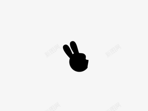 兔子画家兔子图标图标